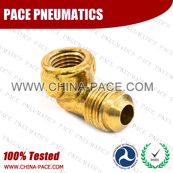 Forged 90°Female Elbow SAE 45°Flare Fittings, Brass Pipe Fittings, Brass Air Fittings, Brass SAE 45 Degree Flare Fittings